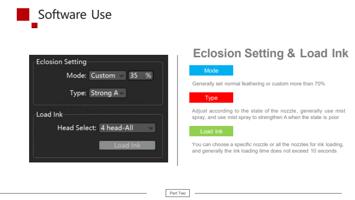 Eclosion Setting amp Load Ink Mode Generally set normal (Page 22 / 67) F2-6090 UV Flatbed Printer Product Installation and Operation Instructions